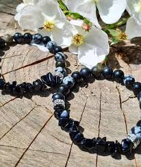 LAMARE Bracciale Tibetano In Agata Arancione - Perlina 8mm, 21 Perle, Mala Da Meditazione